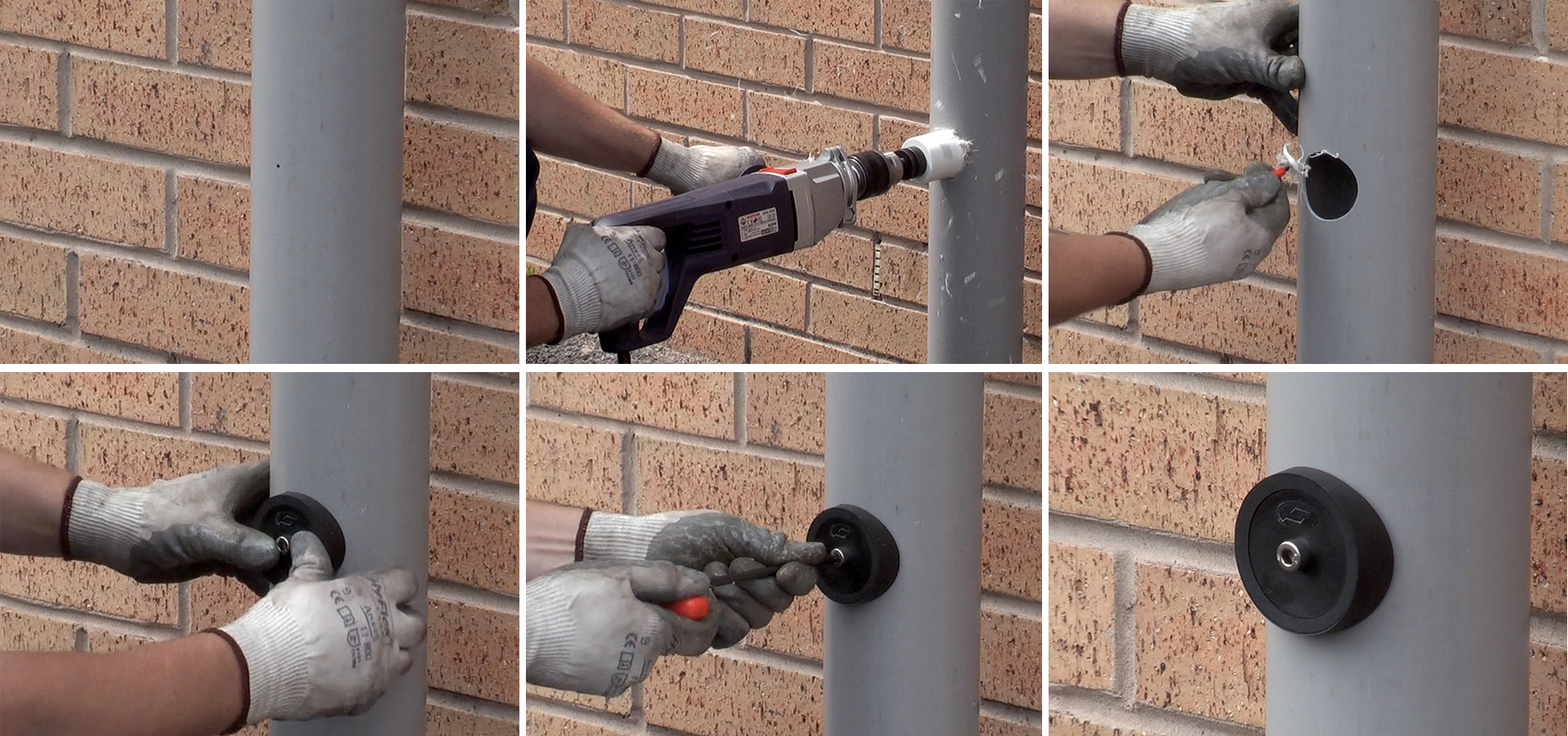 Acces Point_step by step_1 Schritt-für-Schritt Einbaubilder für Rohrverschluss